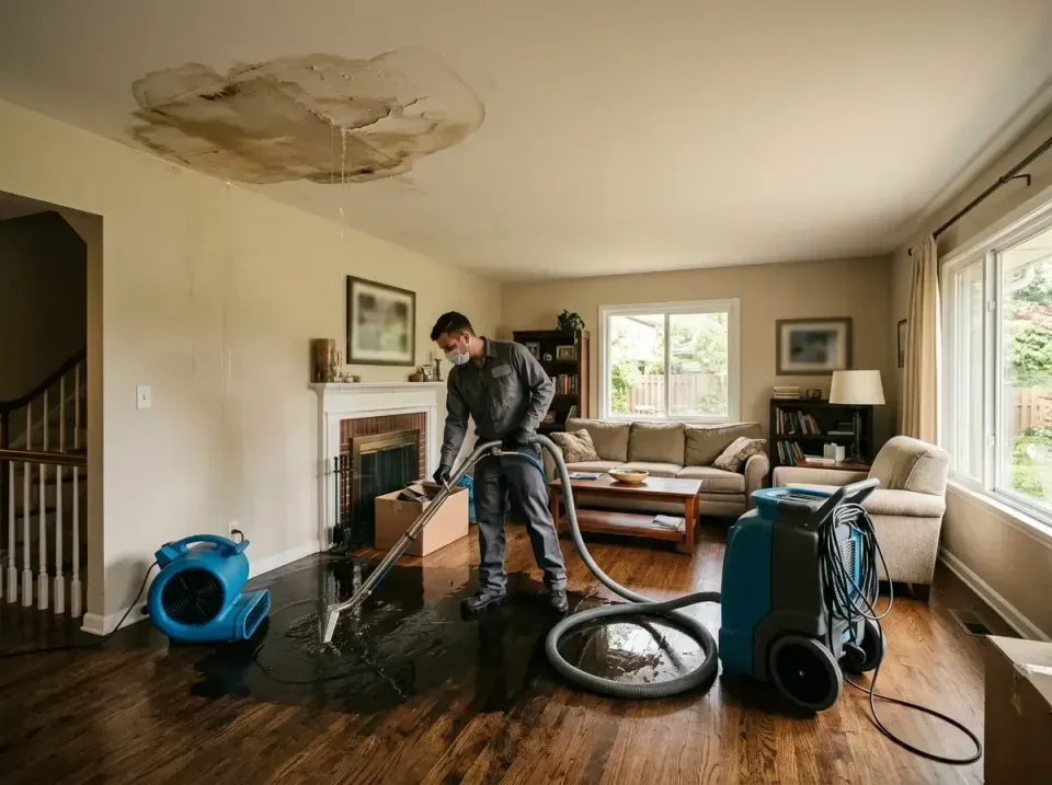 attic-pipe-burst-ceiling-drip-008 — frequently asked questions, Water Damage Restoration & Carpet Care in Green Bay, WI